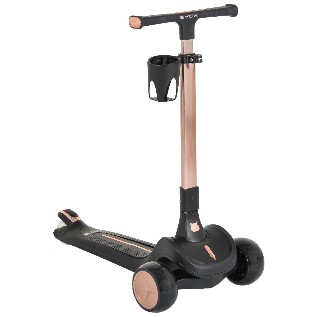 Byox Aero Coal Black Kinderstep