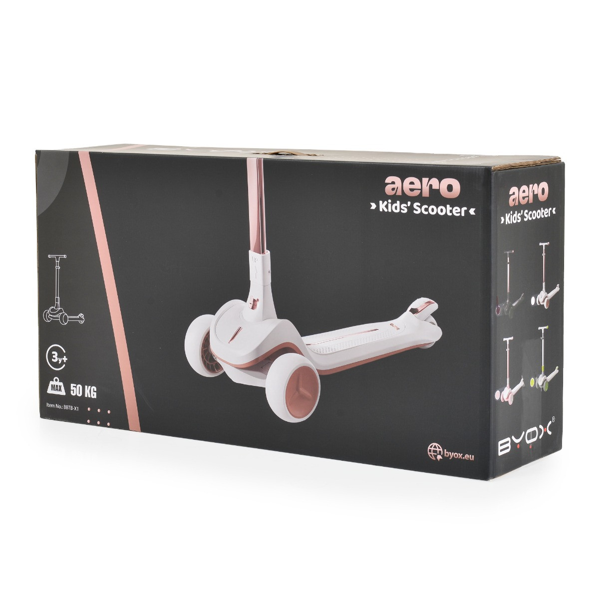 Byox Aero Coal Black Kinderstep