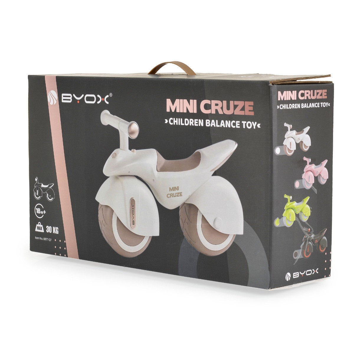Byox Cruze White Mini Balance Loopfiets