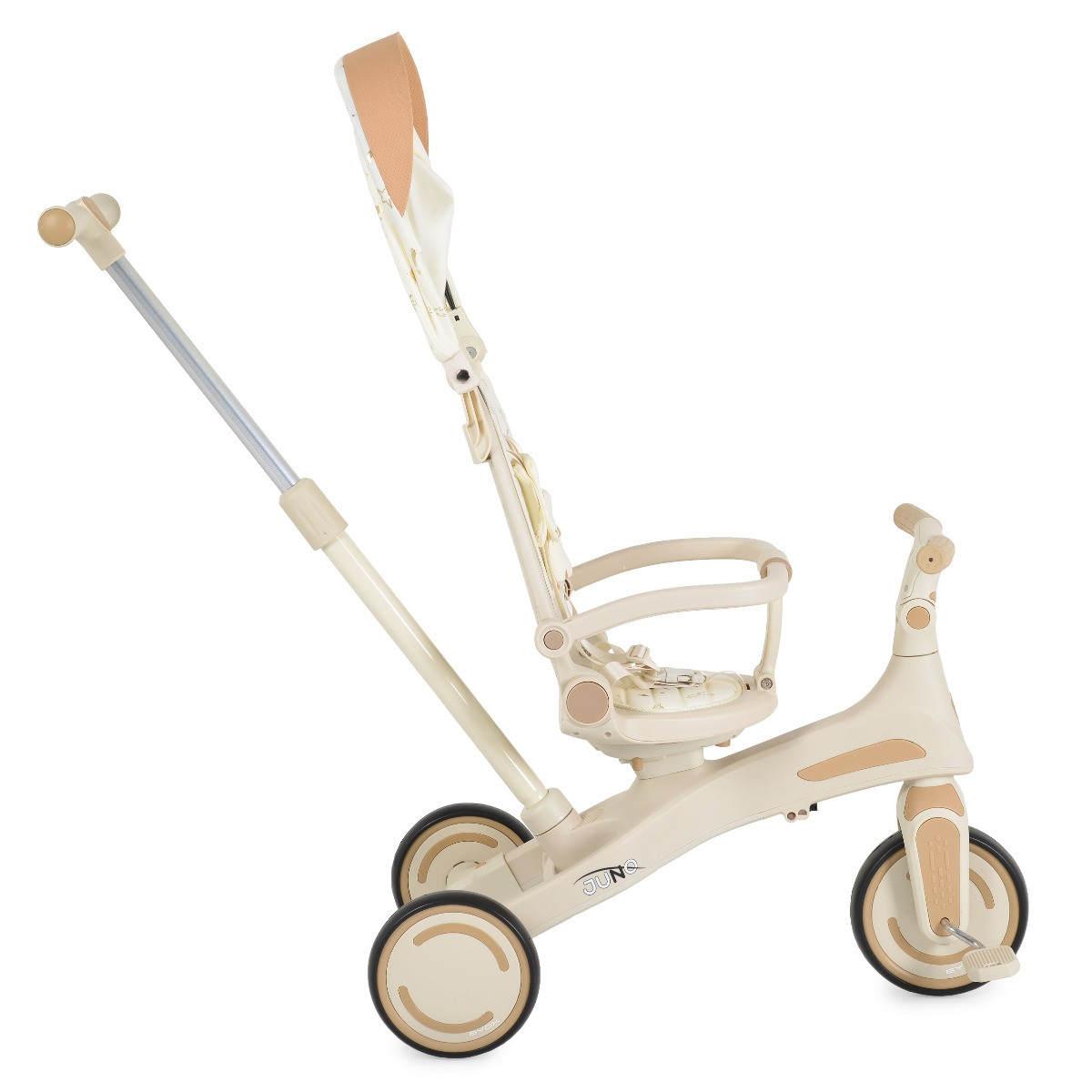 Byox Juno Beige 1-5 jaar Driewieler met Duwstang
