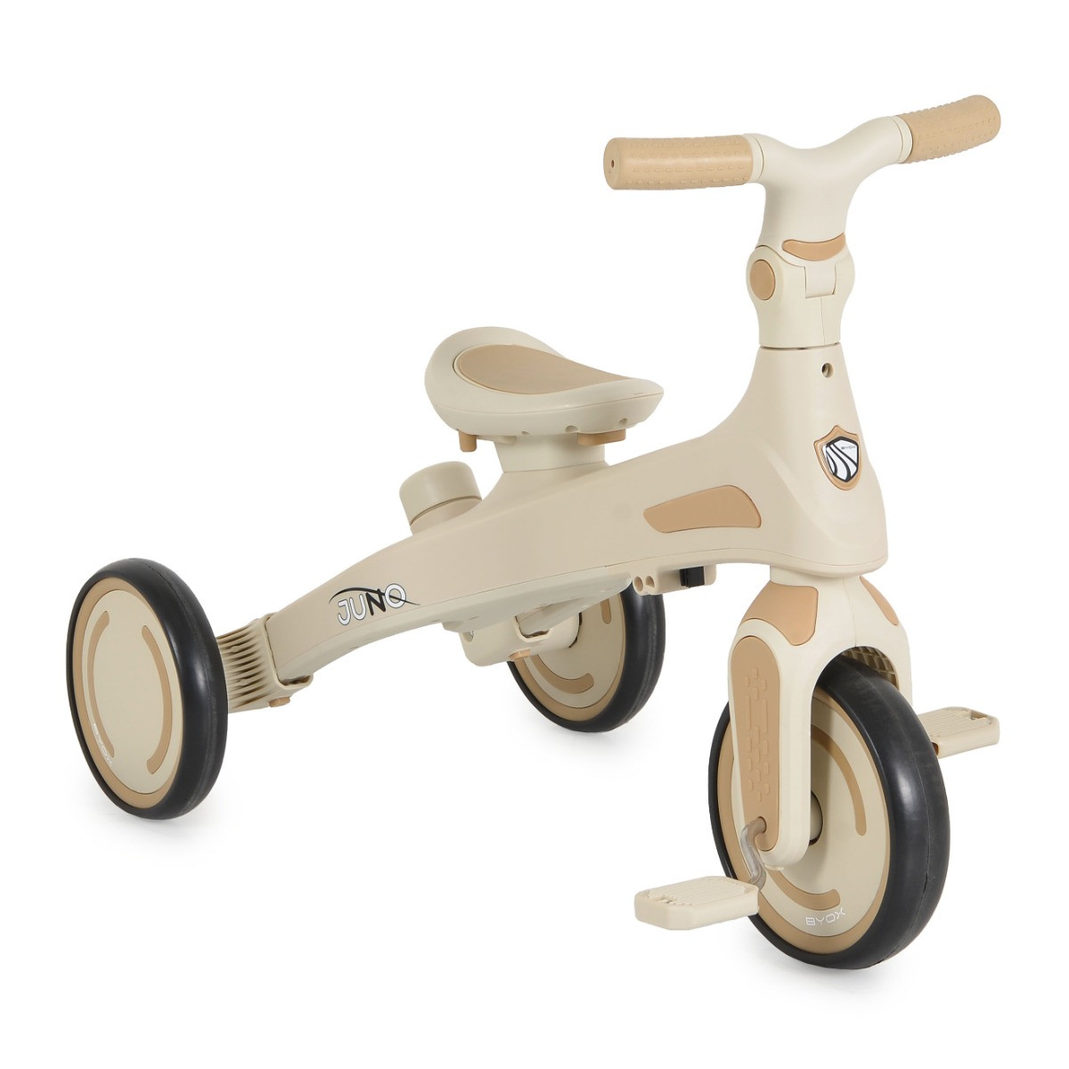 Byox Juno Beige 1-5 jaar Driewieler met Duwstang