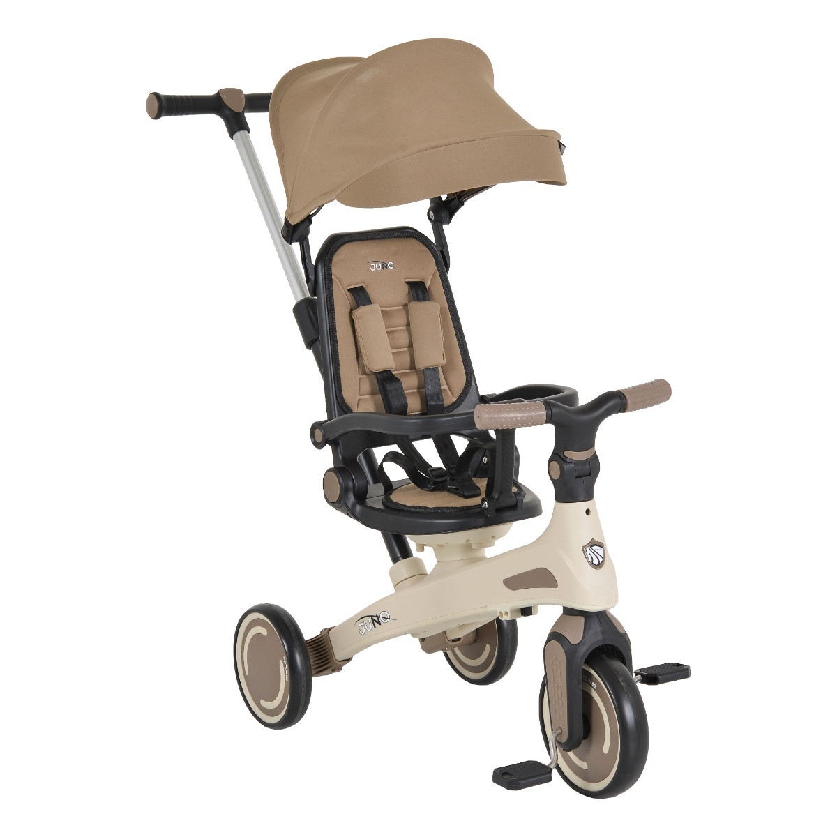 Byox Juno Brown 1-5 jaar Driewieler met Duwstang