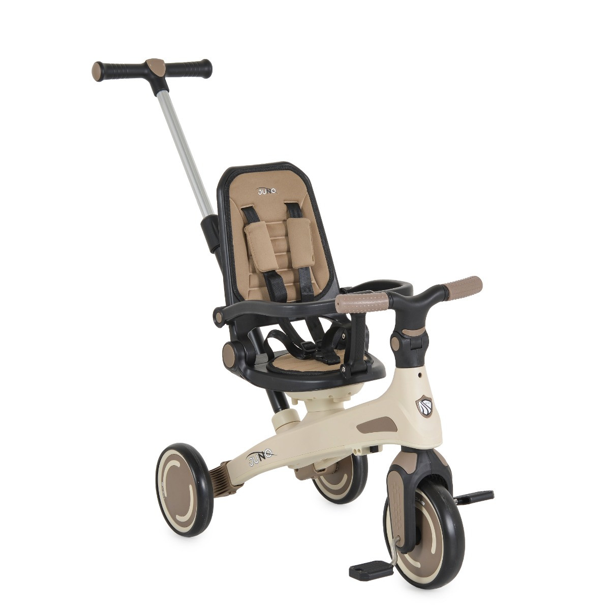 Byox Juno Brown 1-5 jaar Driewieler met Duwstang