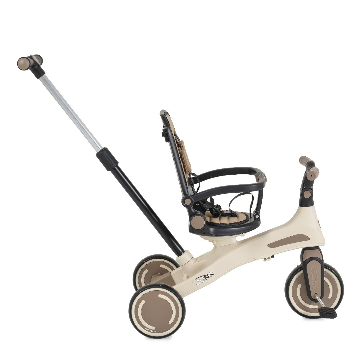 Byox Juno Brown 1-5 jaar Driewieler met Duwstang