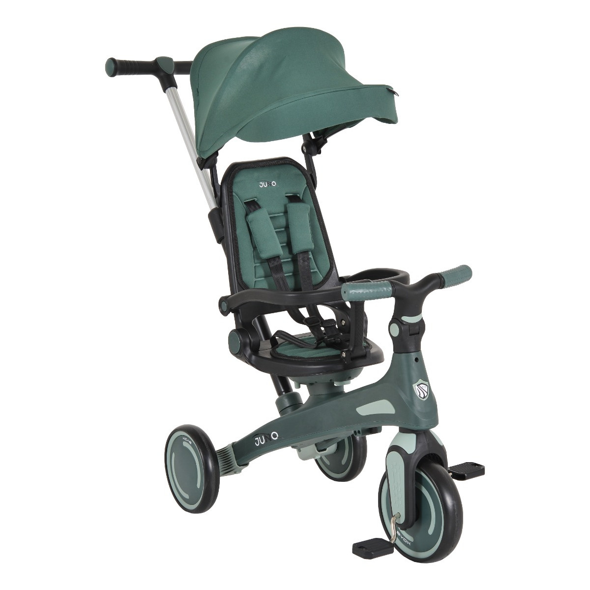 Byox Juno Green 1-5 jaar Driewieler met Duwstang