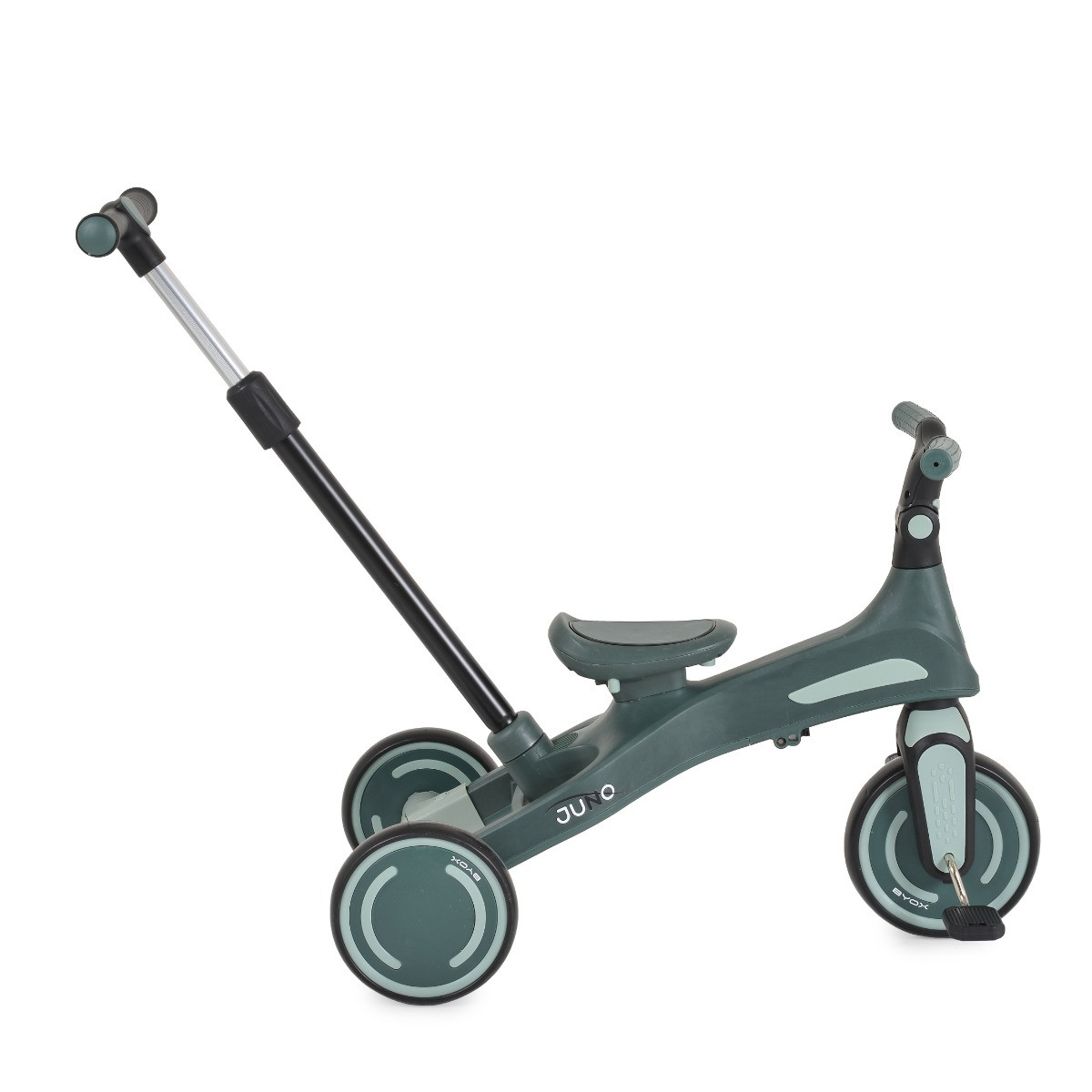 Byox Juno Green 1-5 jaar Driewieler met Duwstang