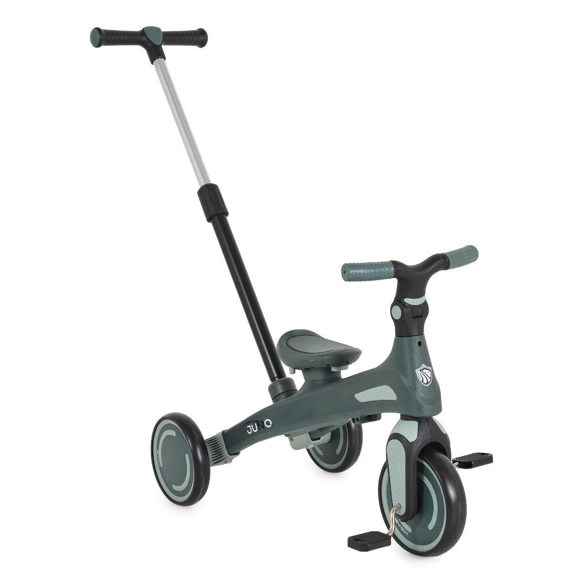 Byox Juno Green 1-5 jaar Driewieler met Duwstang