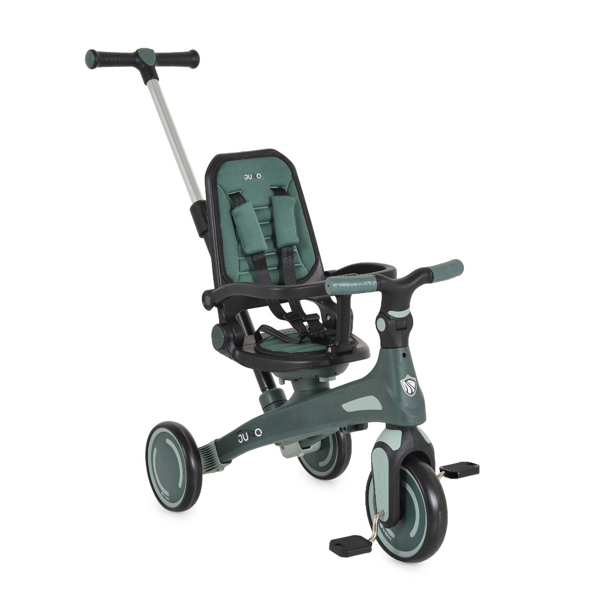 Byox Juno Green 1-5 jaar Driewieler met Duwstang