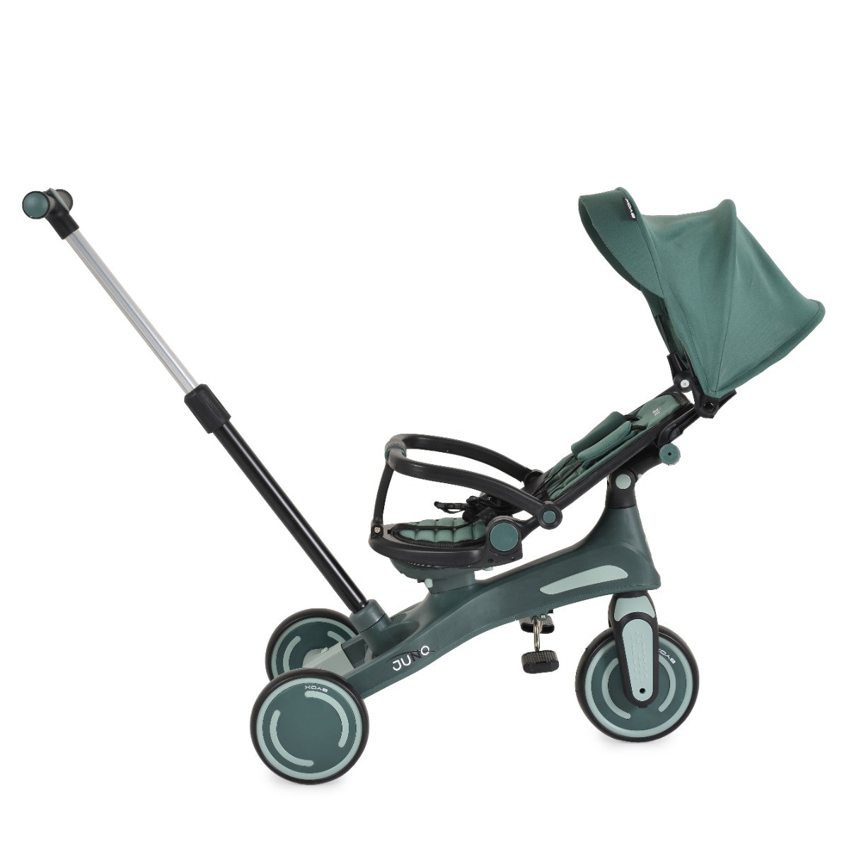 Byox Juno Green 1-5 jaar Driewieler met Duwstang