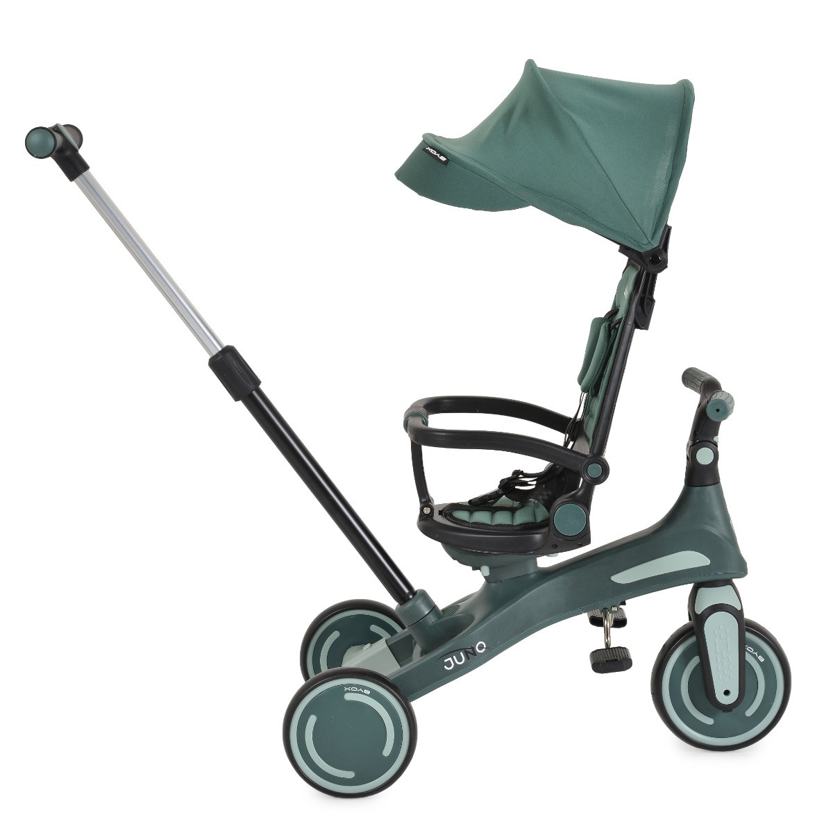 Byox Juno Green 1-5 jaar Driewieler met Duwstang