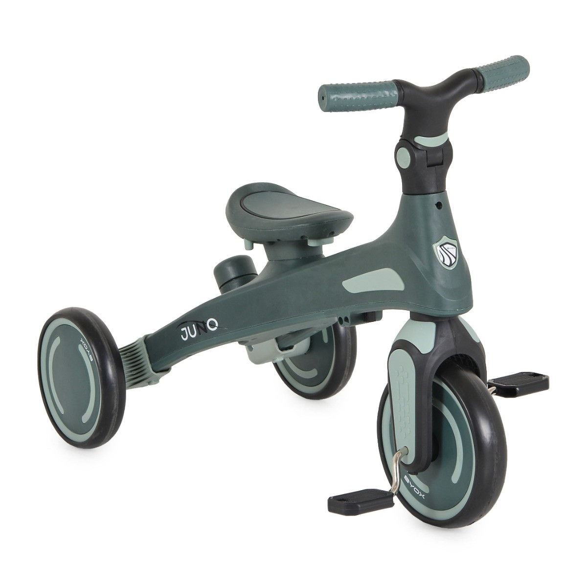 Byox Juno Green 1-5 jaar Driewieler met Duwstang