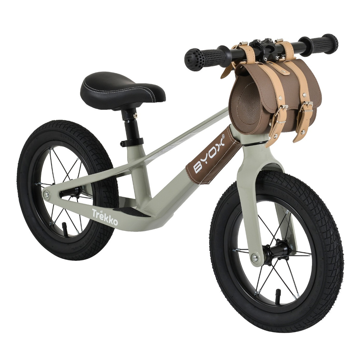 Byox Trekko Green Balance Bike Loopfiets