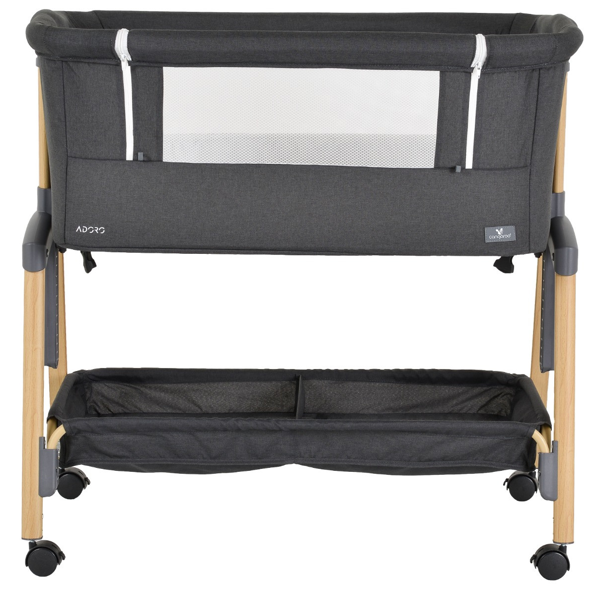 Cangaroo Adoro Black Wieg aan Bed