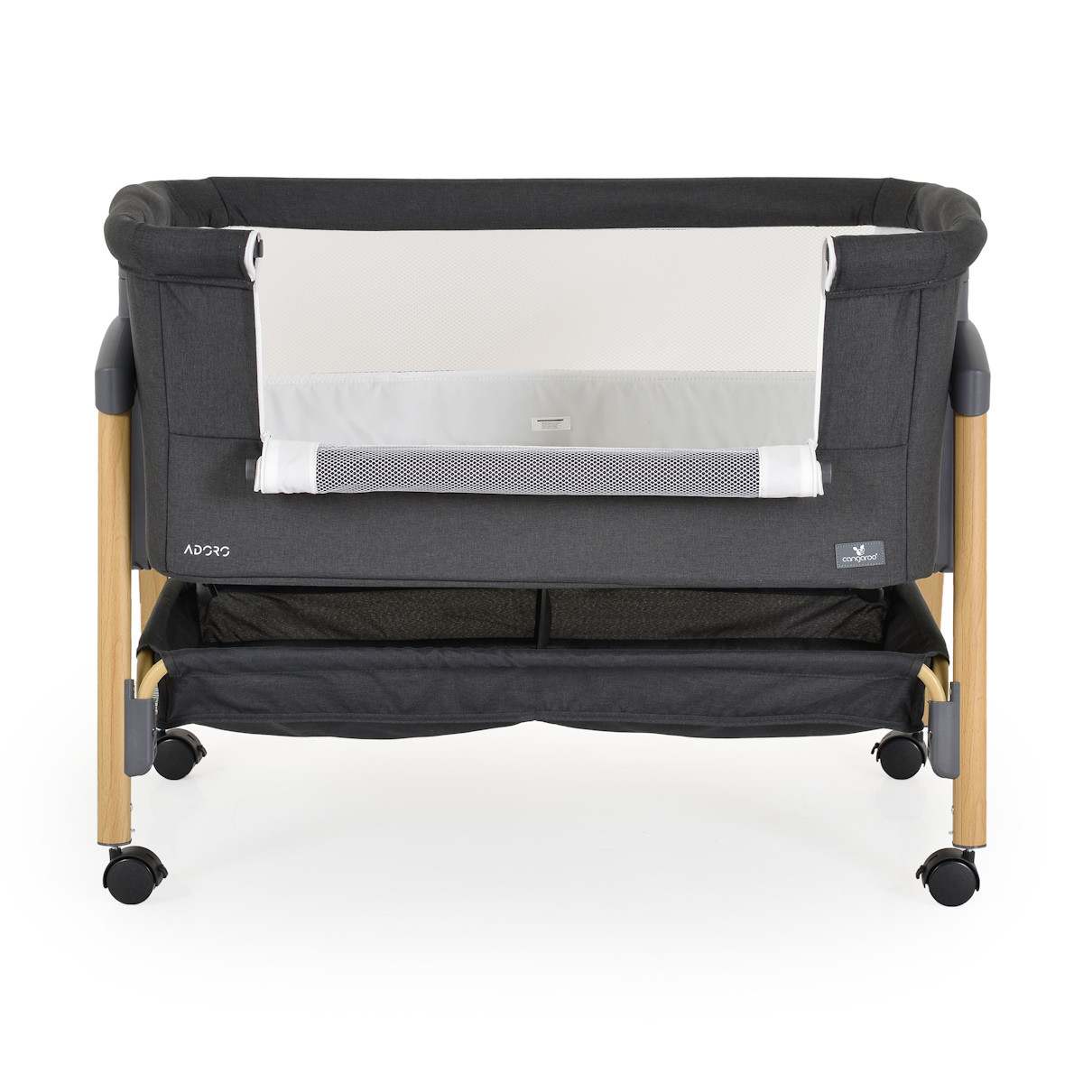 Cangaroo Adoro Black Wieg aan Bed