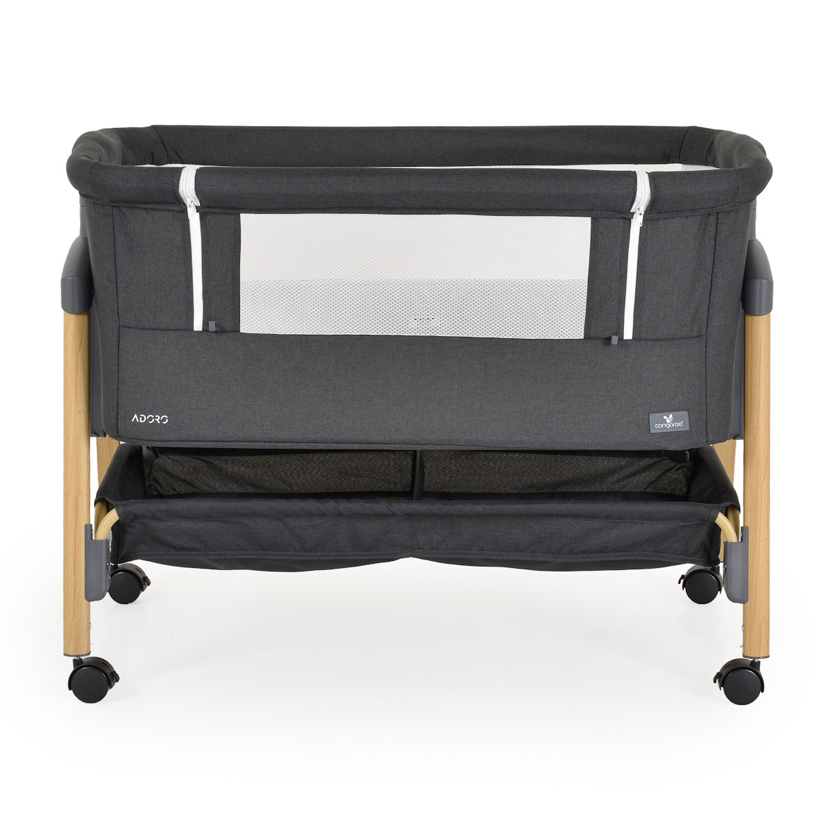 Cangaroo Adoro Black Wieg aan Bed