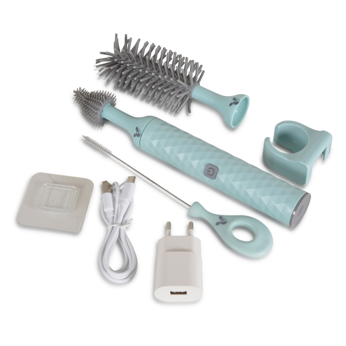 Cangaroo Blue Draadloze Elektrische 2-in-1 Flessenborstel