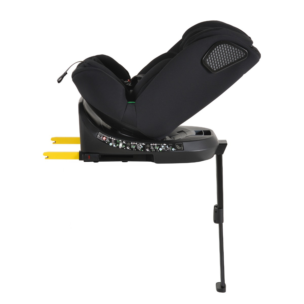 Weekendaanbieding: Cangaroo Bravo Black 40-150 cm 360° i-Size Autostoel