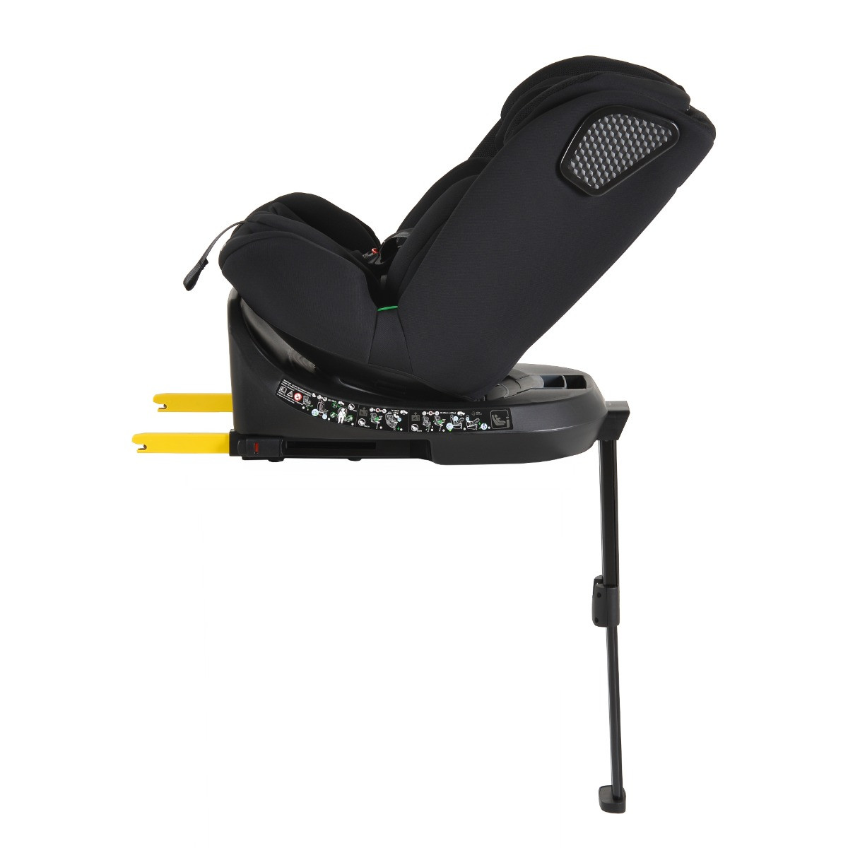 Weekendaanbieding: Cangaroo Bravo Black 40-150 cm 360° i-Size Autostoel