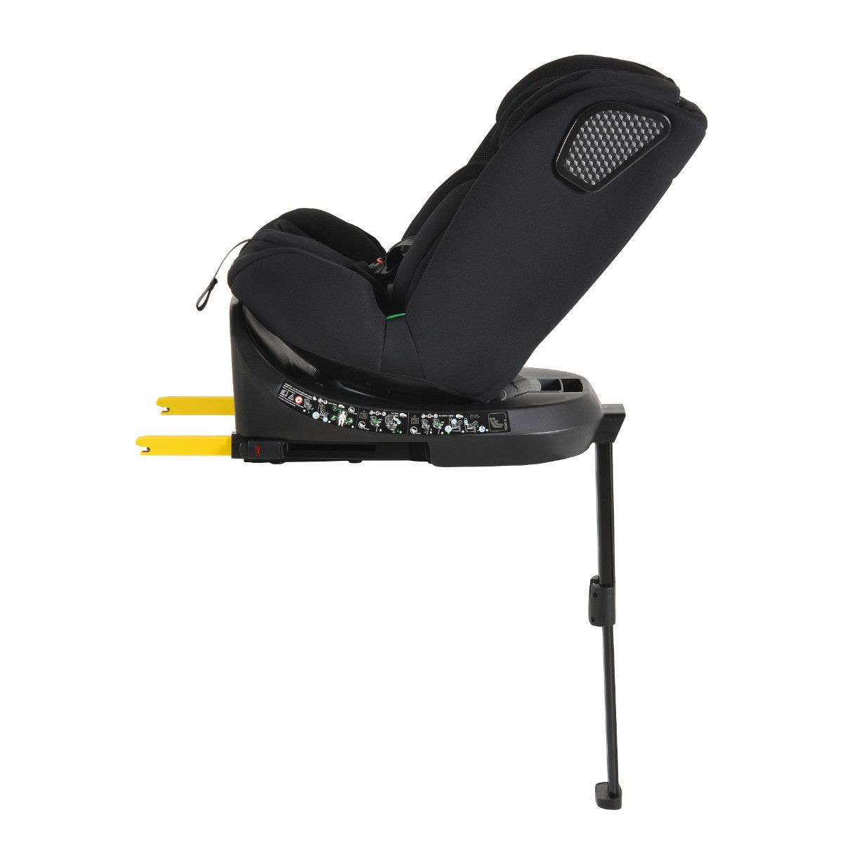 Weekendaanbieding: Cangaroo Bravo Black 40-150 cm 360° i-Size Autostoel