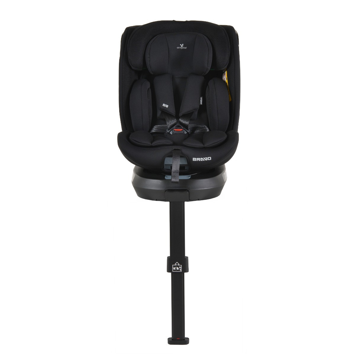 Weekendaanbieding: Cangaroo Bravo Black 40-150 cm 360° i-Size Autostoel