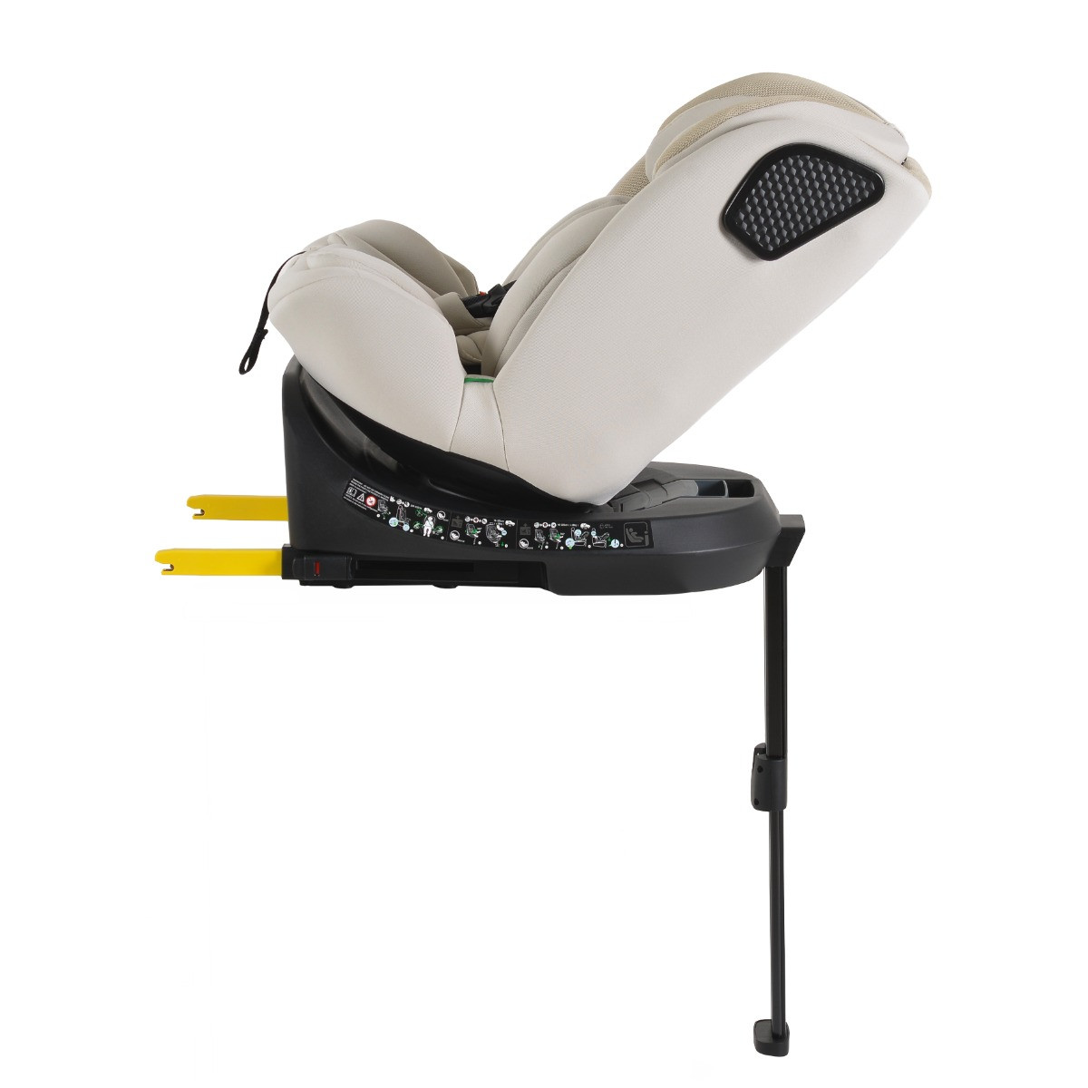 Weekendaanbieding: Cangaroo Bravo Vanilla Beige 40-150 cm 360° i-Size Autostoel