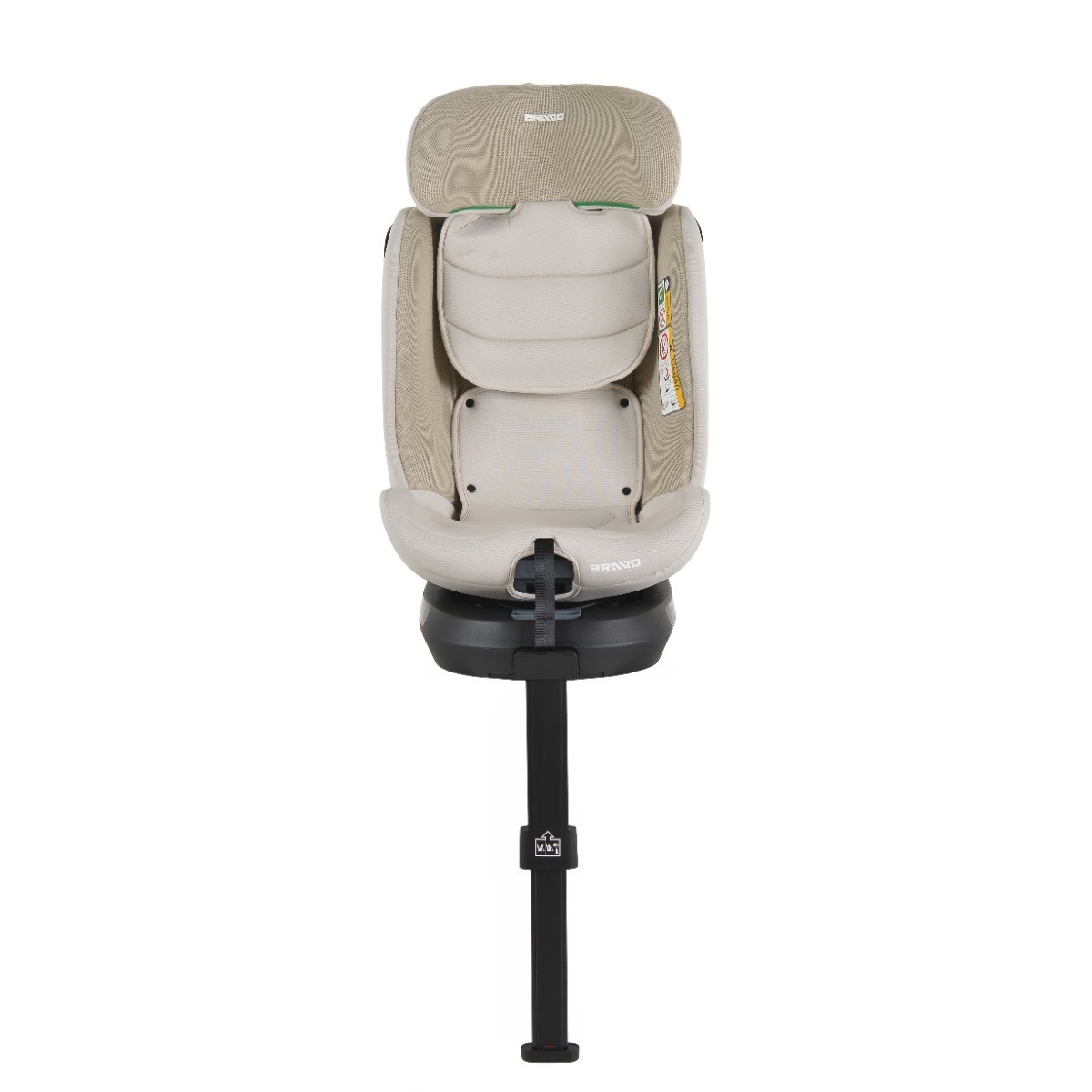 Weekendaanbieding: Cangaroo Bravo Vanilla Beige 40-150 cm 360° i-Size Autostoel