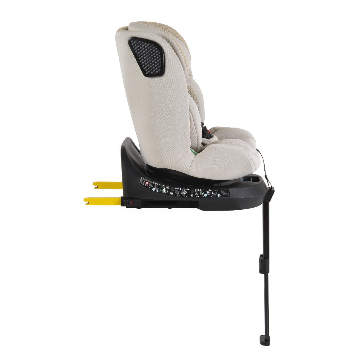 Weekendaanbieding: Cangaroo Bravo Vanilla Beige 40-150 cm 360° i-Size Autostoel