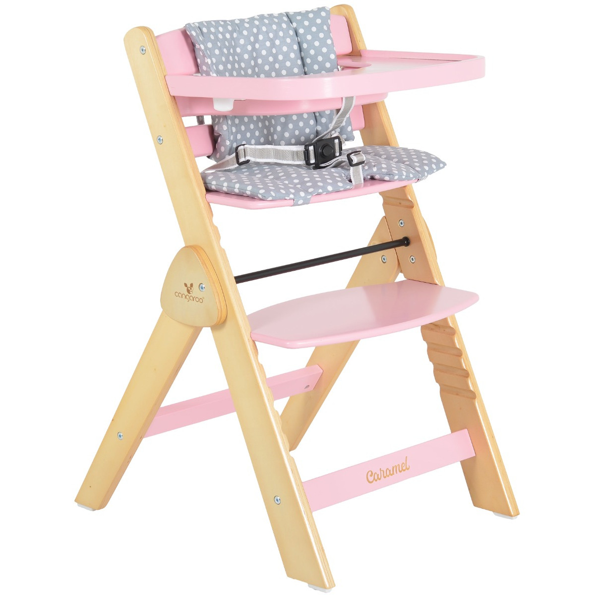 Cangaroo Caramel Pink 2-in-1 Meegroei Kinderstoel