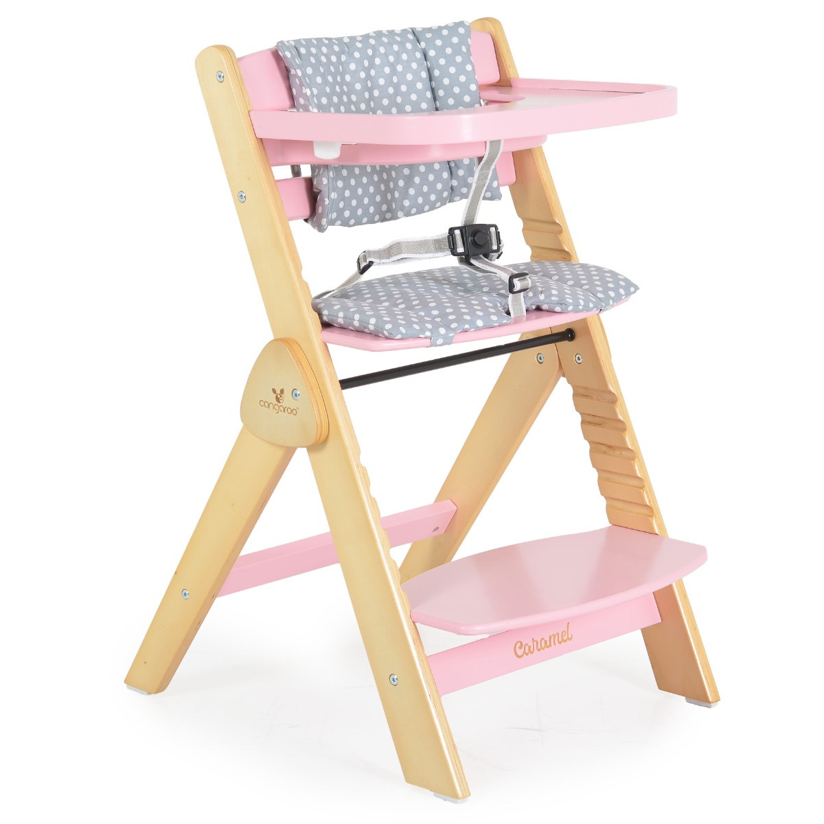 Cangaroo Caramel Pink 2-in-1 Meegroei Kinderstoel