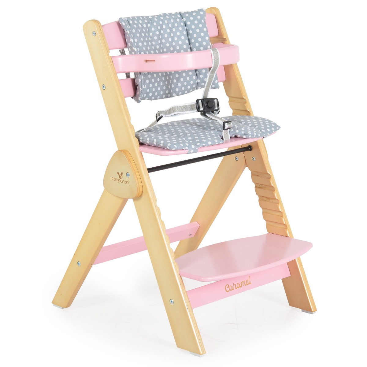 Cangaroo Caramel Pink 2-in-1 Meegroei Kinderstoel