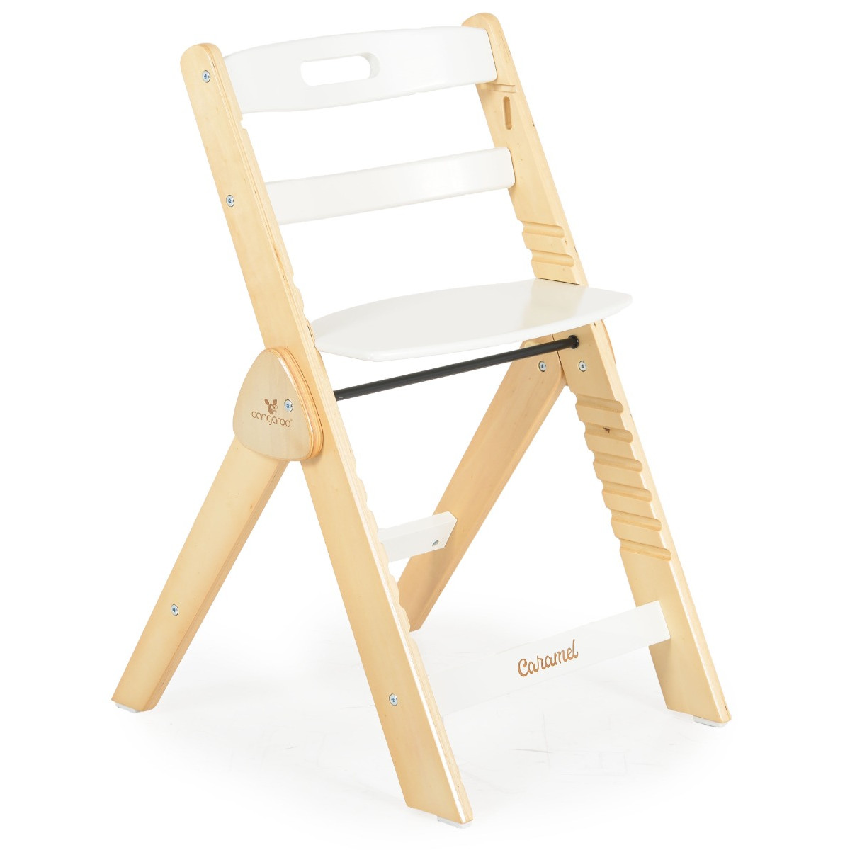 Cangaroo Caramel White 2-in-1 Meegroei Kinderstoel