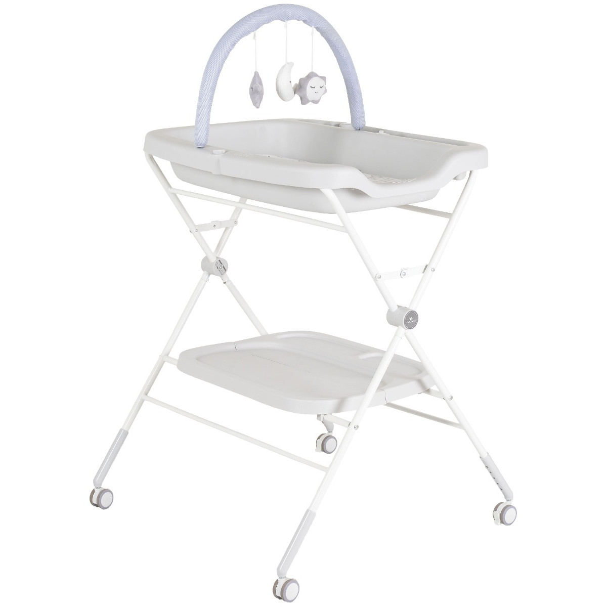 Cangaroo Croco Grey Multifunctionele Luiertafel