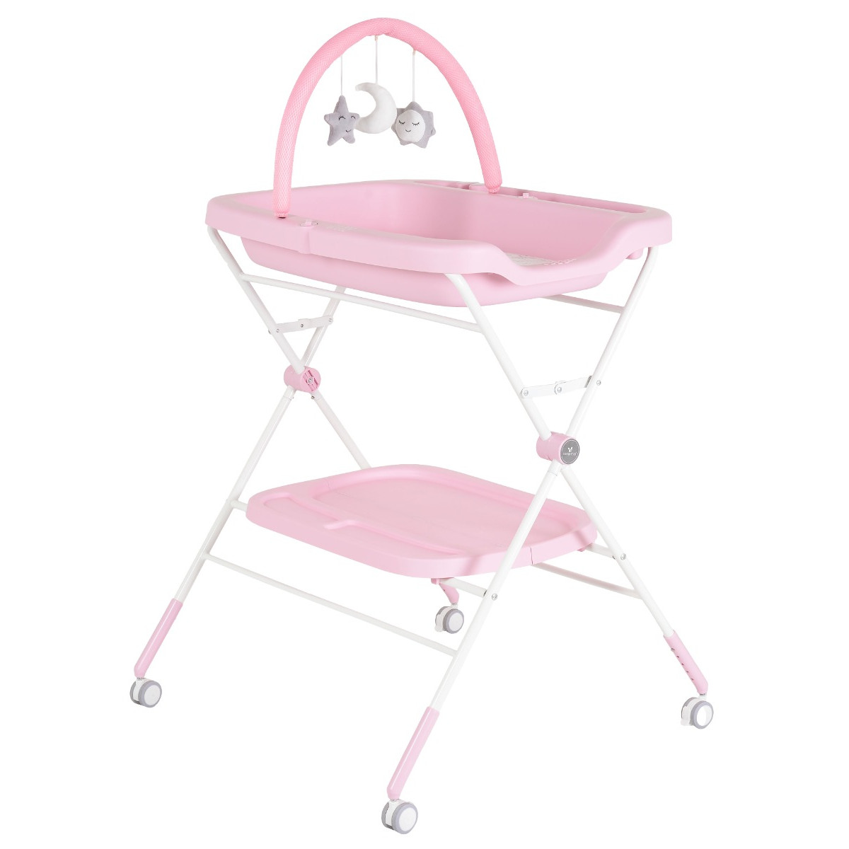 Cangaroo Croco Pink Multifunctionele Luiertafel