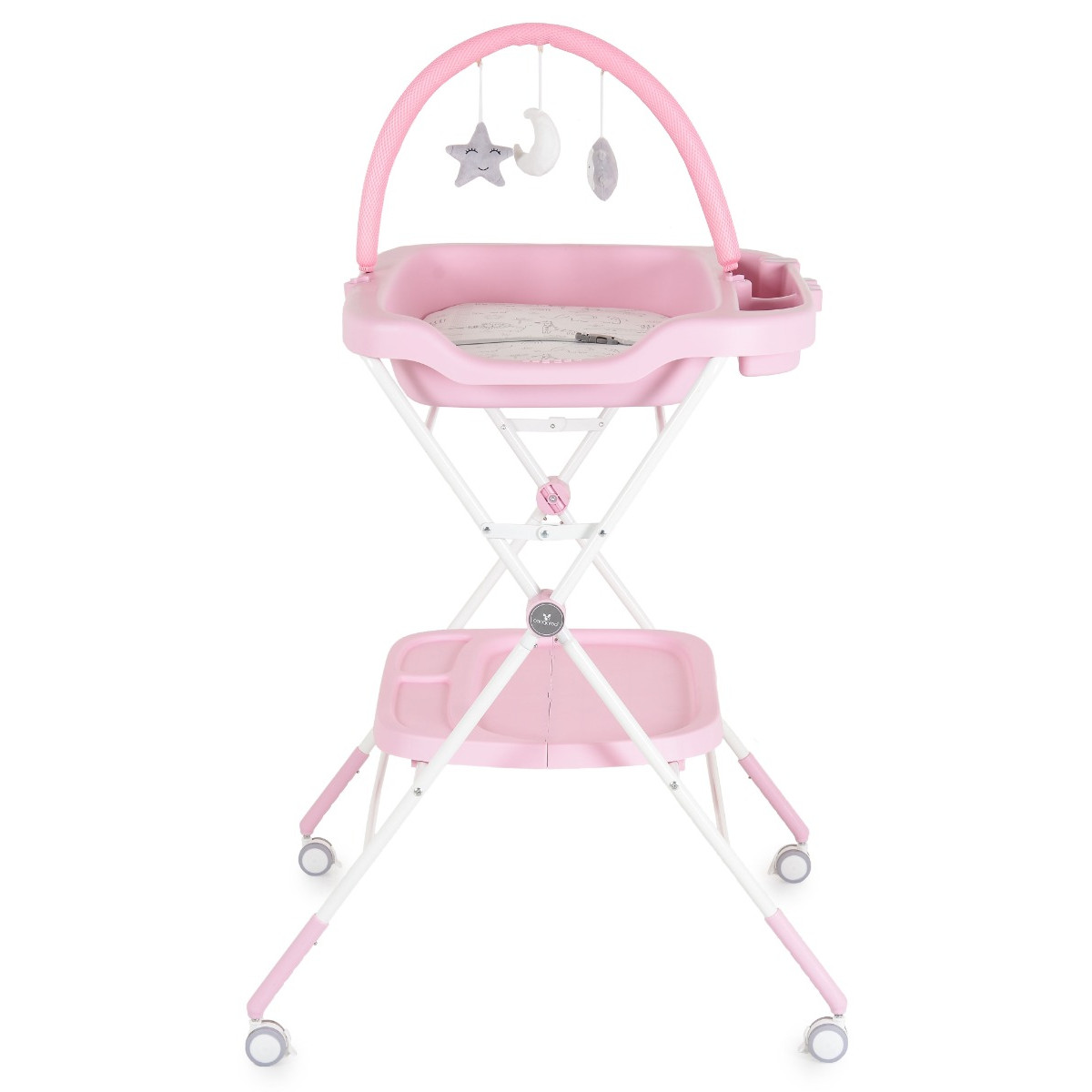 Cangaroo Croco Pink Multifunctionele Luiertafel