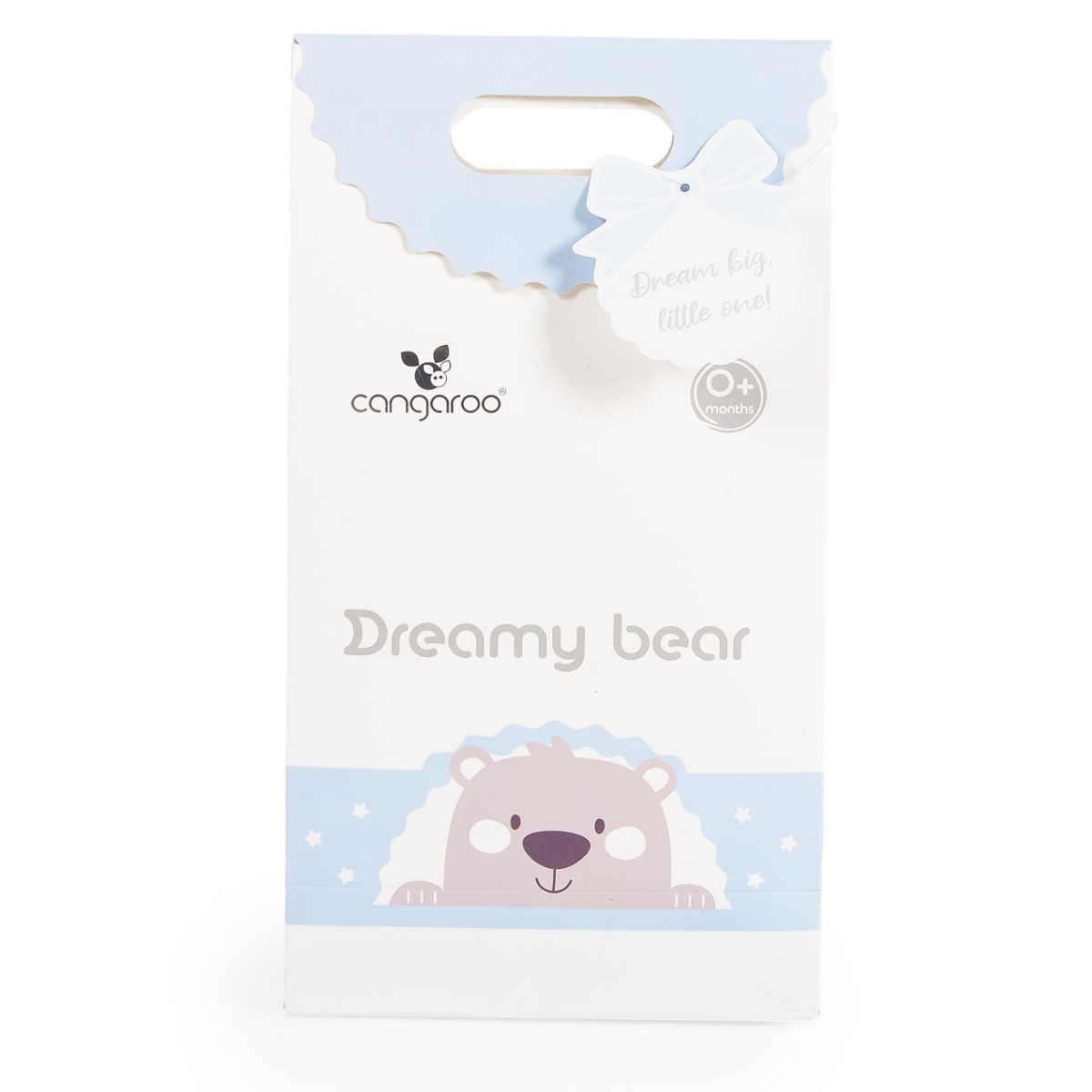 Cangaroo Dreamy Bear Blue 75 x 100 cm Wiegdeken