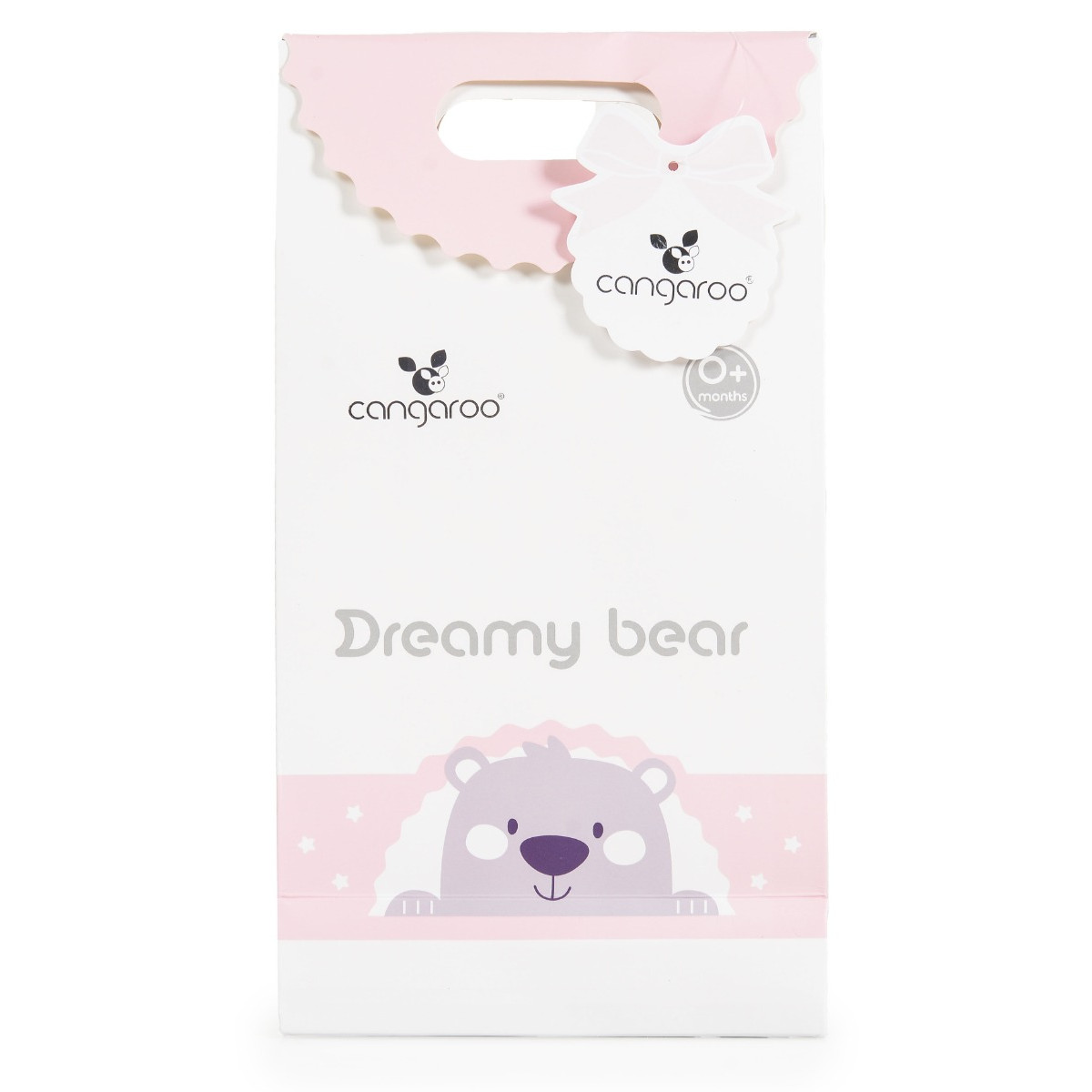 Cangaroo Dreamy Bear Pink 75 x 100 cm Wiegdeken