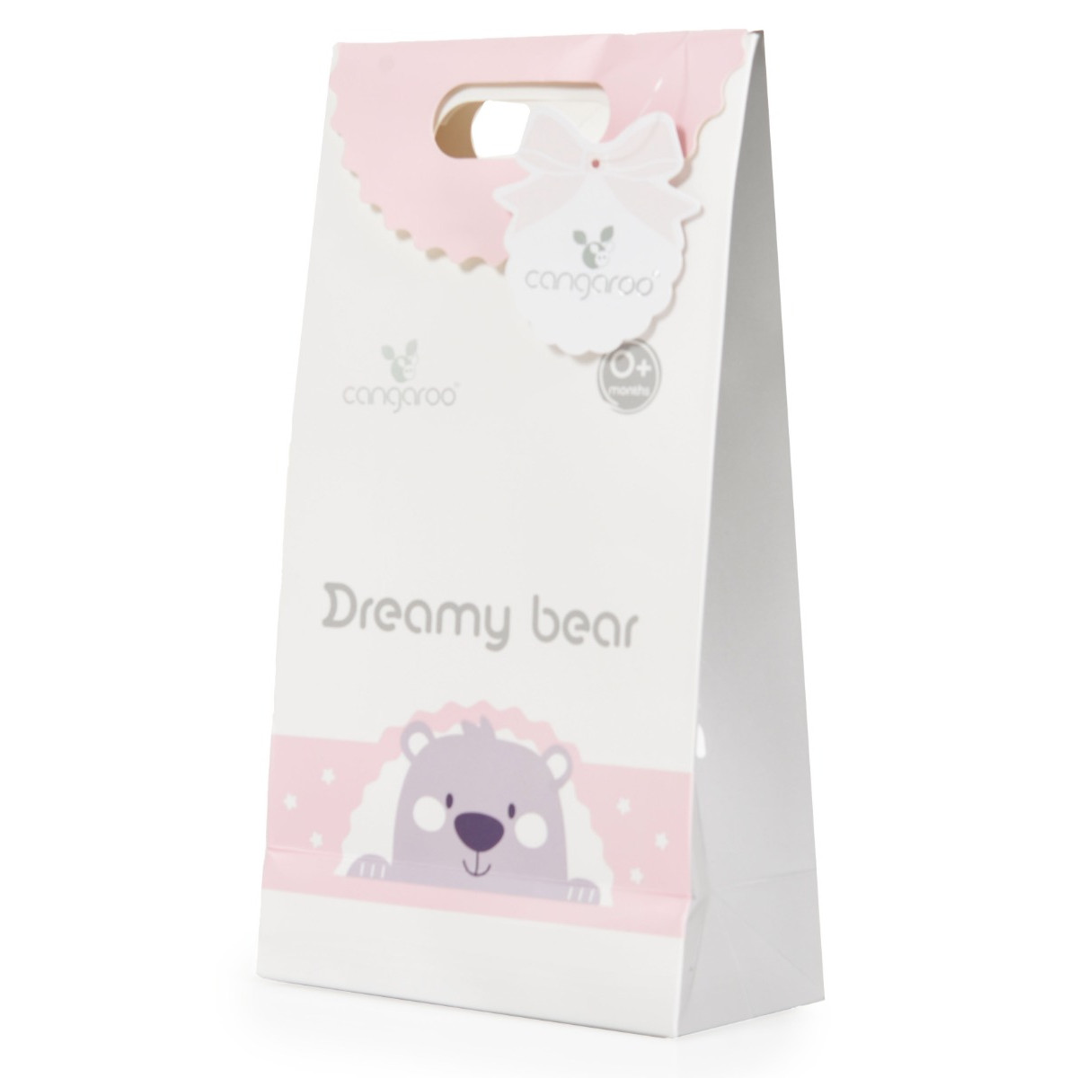Cangaroo Dreamy Bear Pink 75 x 100 cm Wiegdeken