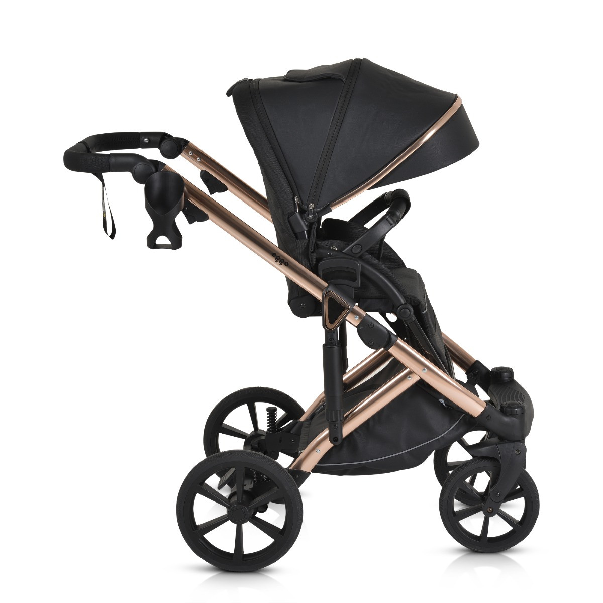 Cangaroo Eggo Caviar Black 3-in-1 Kinderwagen