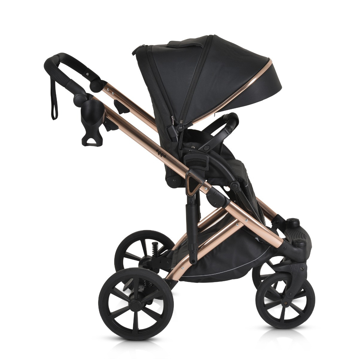 Cangaroo Eggo Caviar Black 3-in-1 Kinderwagen