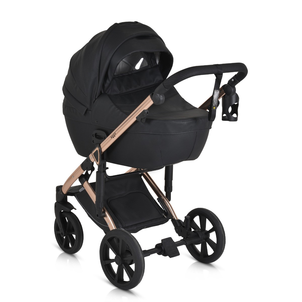 Cangaroo Eggo Caviar Black 3-in-1 Kinderwagen