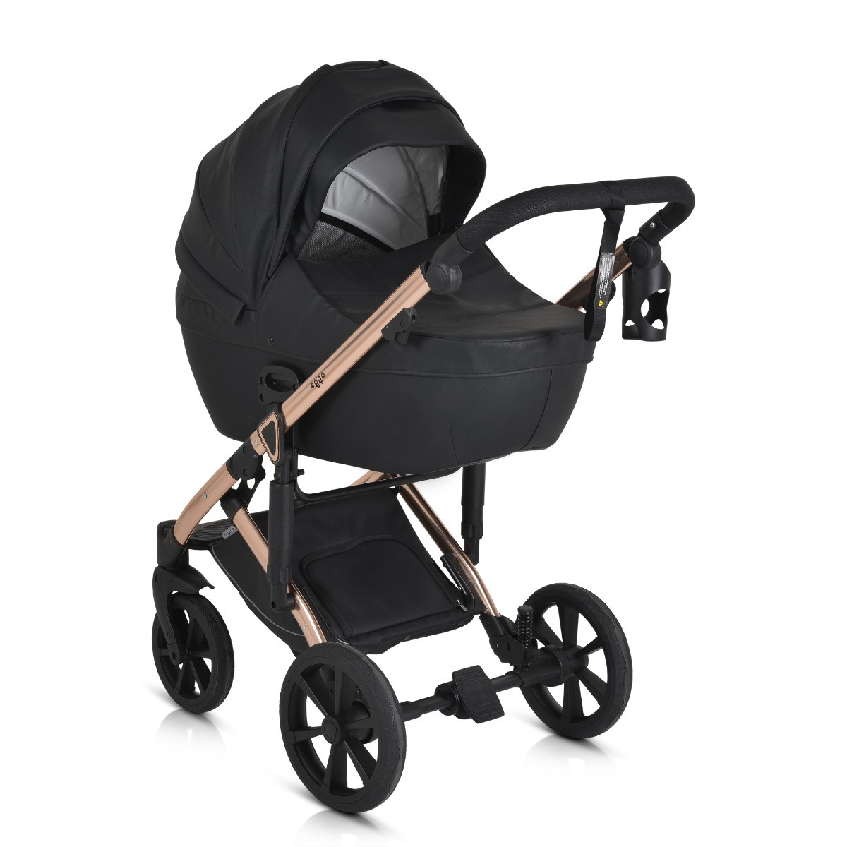 Cangaroo Eggo Caviar Black 3-in-1 Kinderwagen