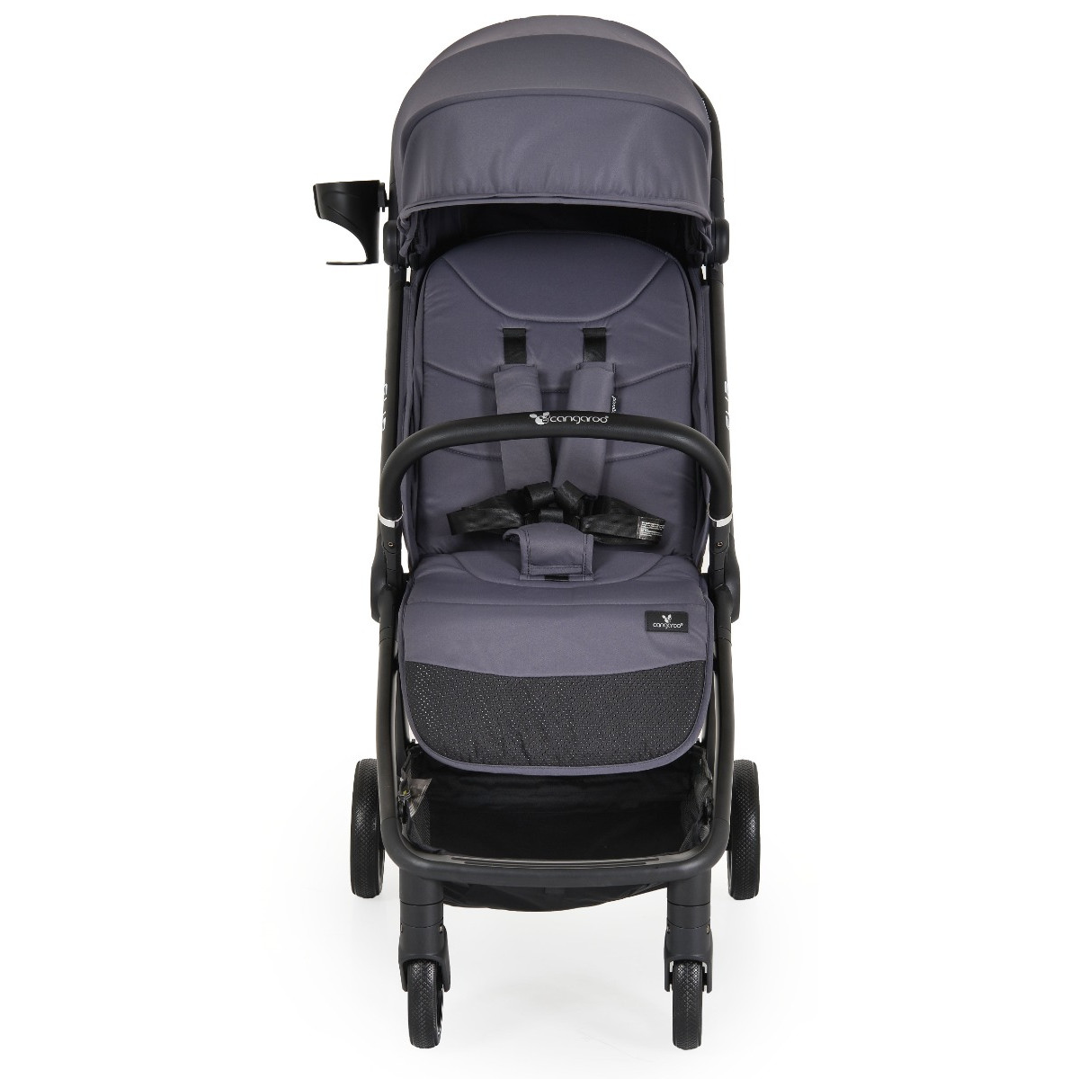 Cangaroo Flip Obsidian Grey Wandelwagen