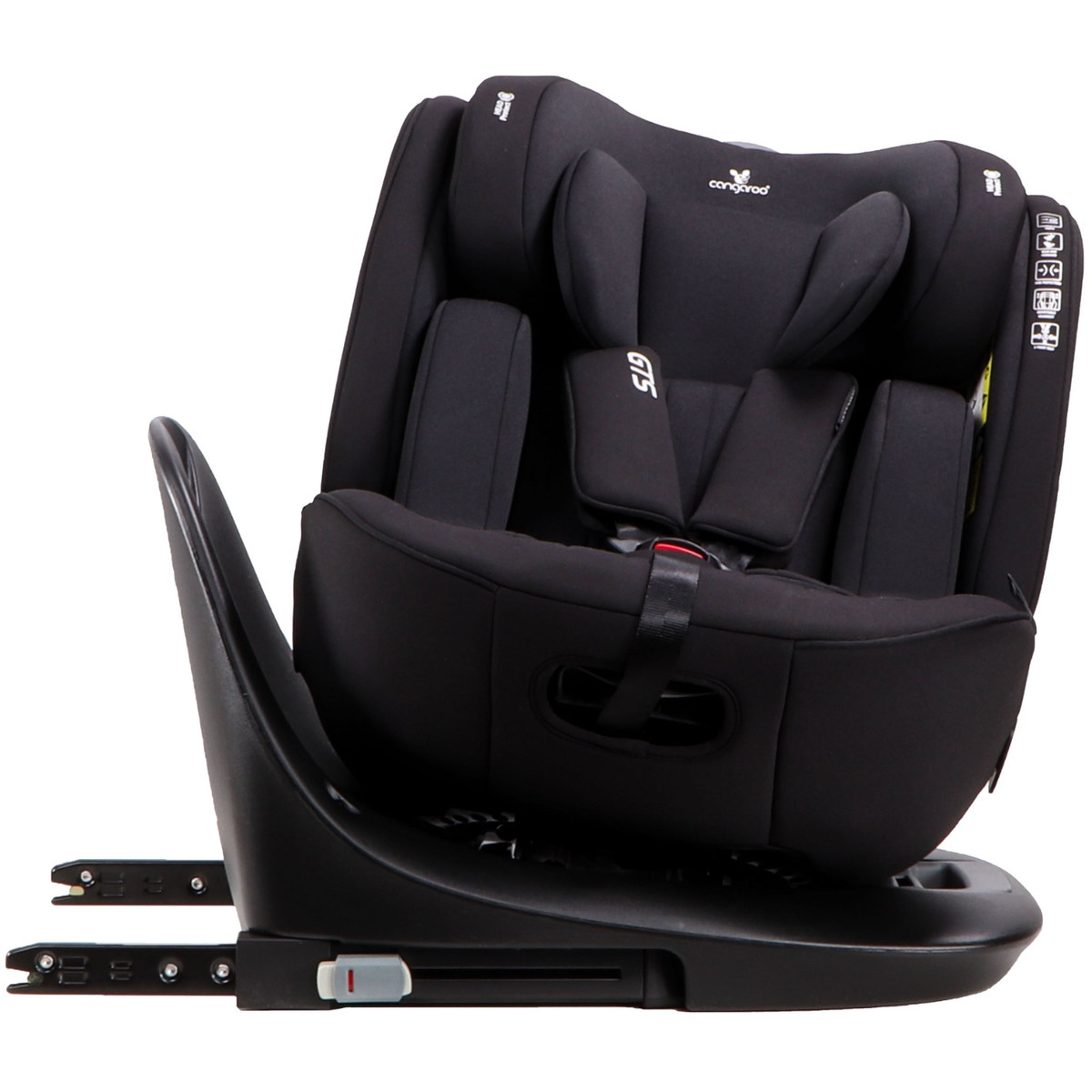 Cangaroo GTS Black Ink 40-150 cm 360° i-Size Autostoel