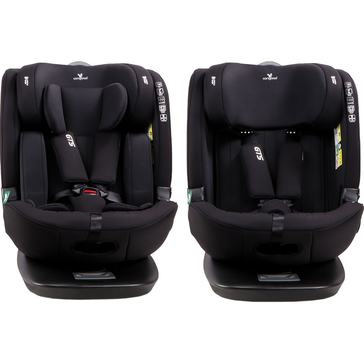 Cangaroo GTS Black Ink 40-150 cm 360° i-Size Autostoel