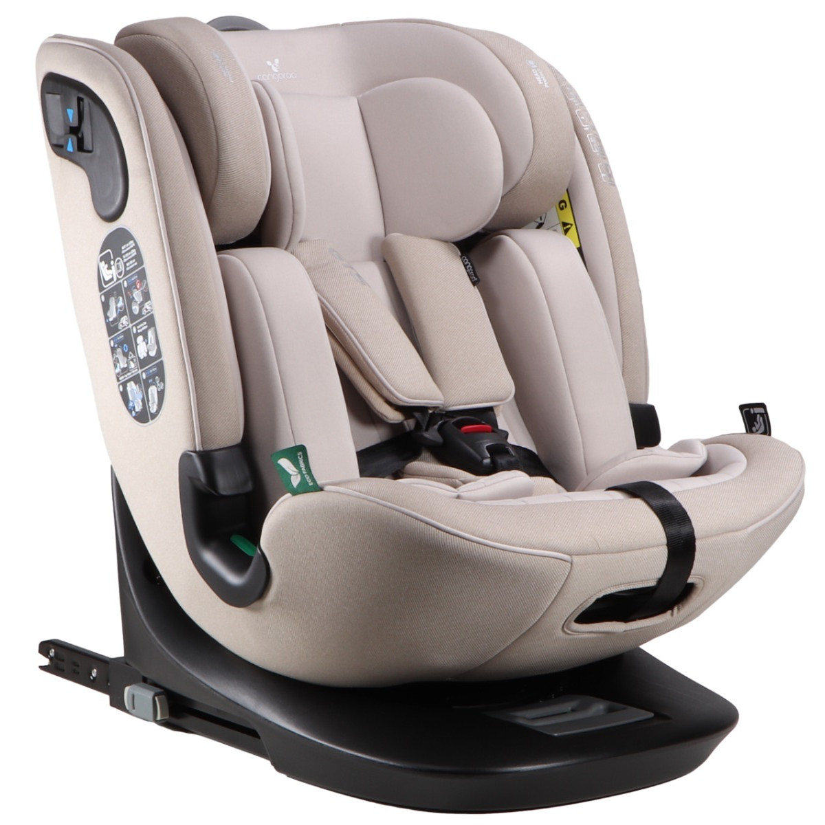 Cangaroo GTS Sandstone 40-150 cm 360° i-Size Autostoel