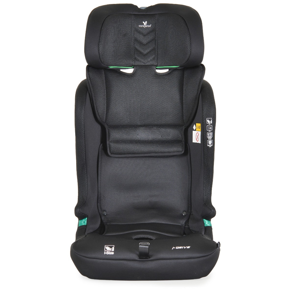 Cangaroo I-Drive Phantom Black 76-150 cm i-Size Autostoel