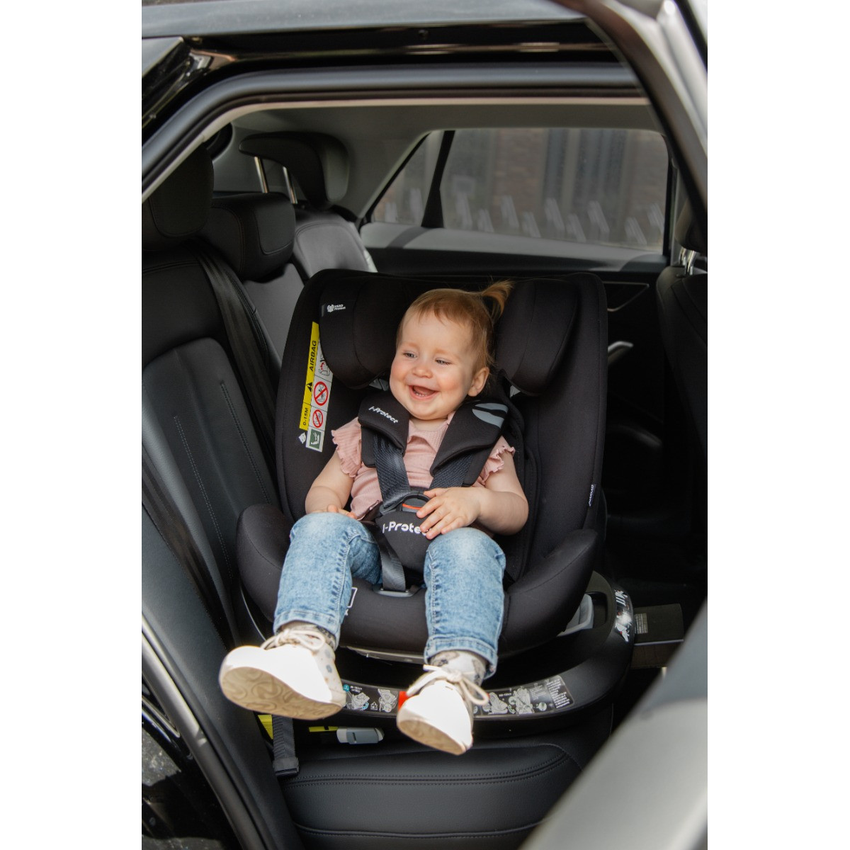 Cangaroo i-Protect Anthracite Black 40-150 cm 360° i-Size Autostoel