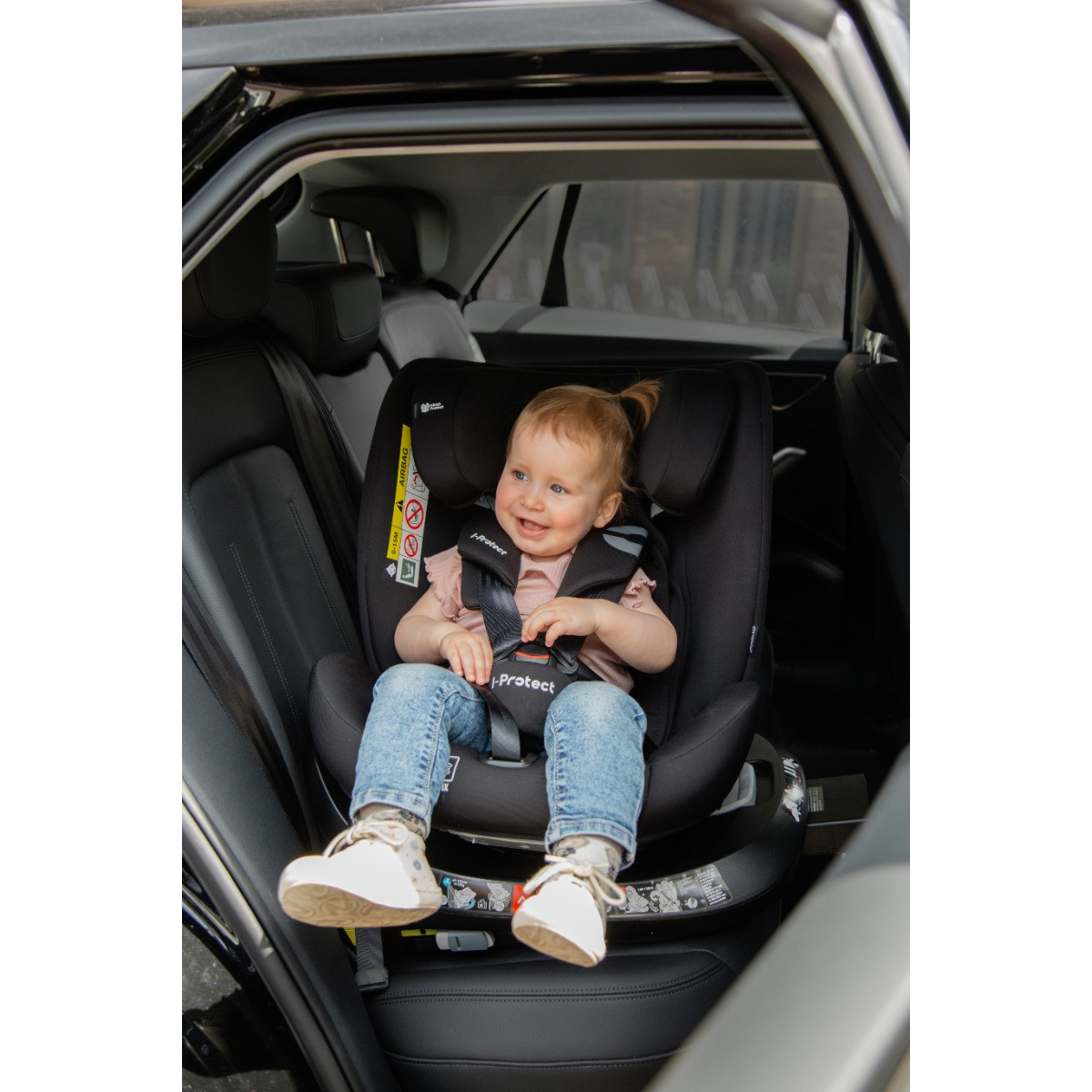 Cangaroo i-Protect Anthracite Black 40-150 cm 360° i-Size Autostoel