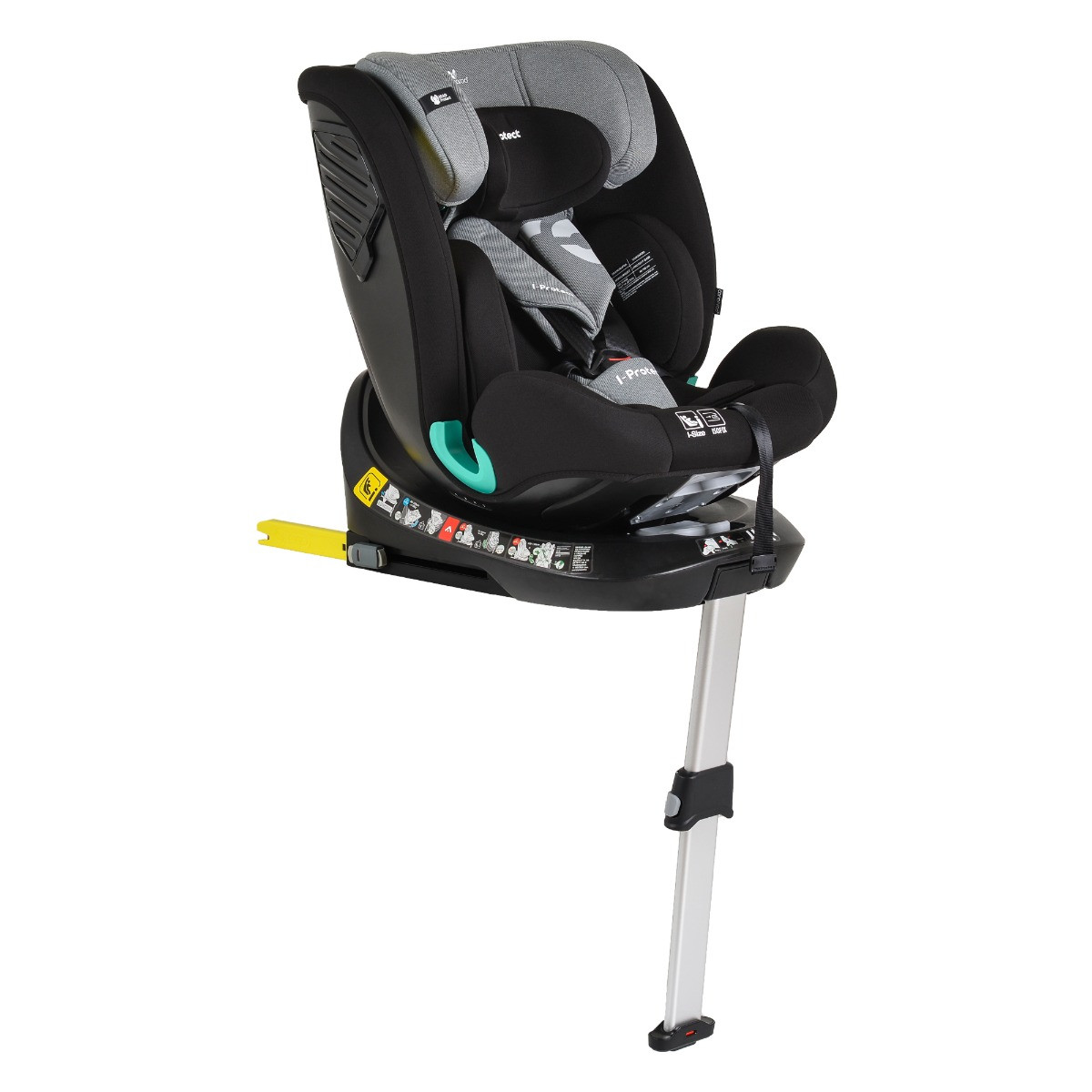 Cangaroo i-Protect Steel Grey 40-150 cm 360° i-Size Autostoel