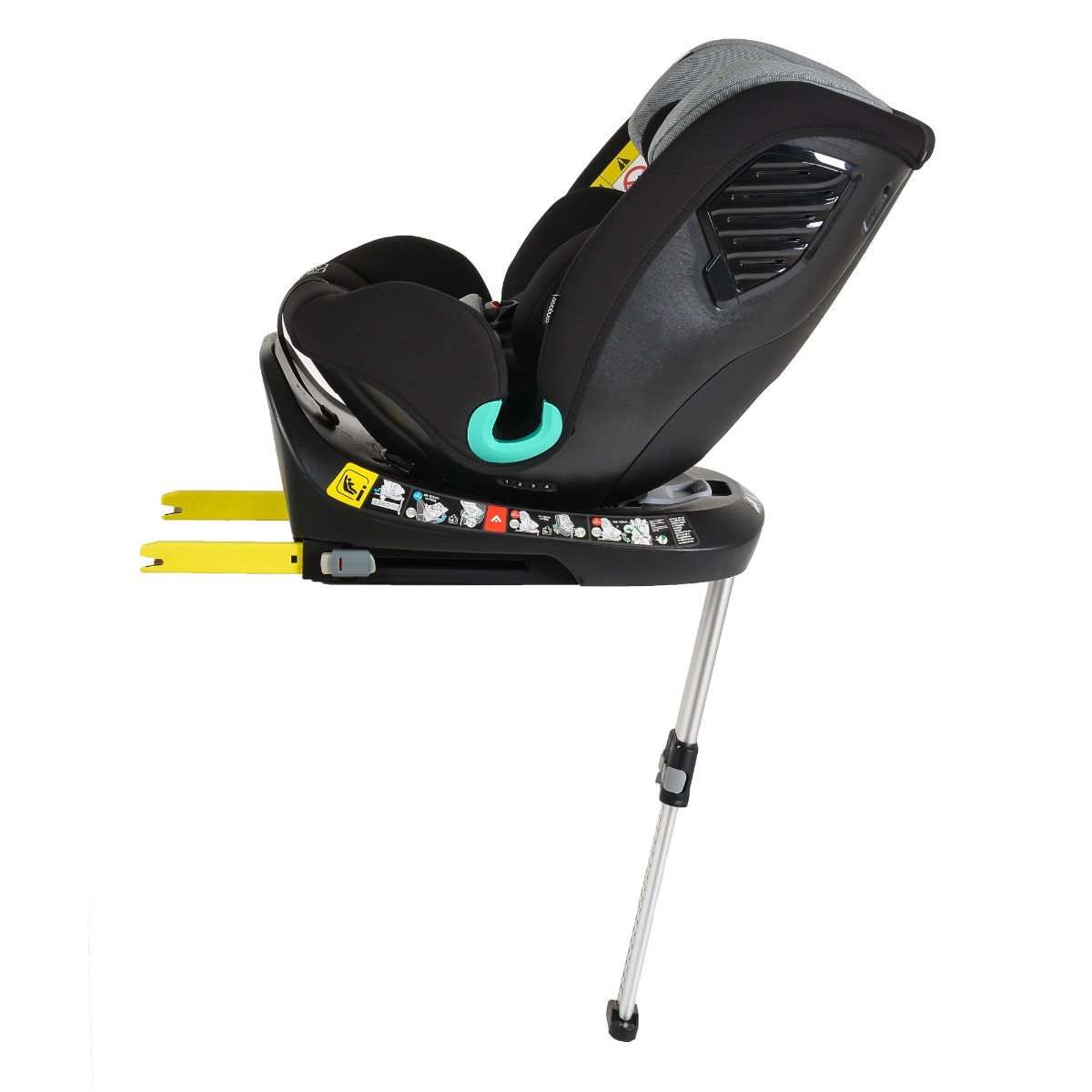 Cangaroo i-Protect Steel Grey 40-150 cm 360° i-Size Autostoel